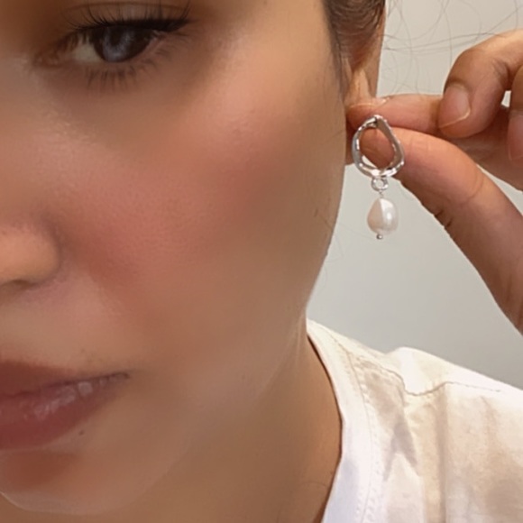 COPY - Earrings fresh water pearl - Picture 2 of 2